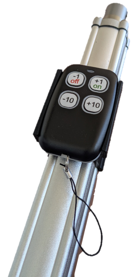 Remote bracket for tiller drive